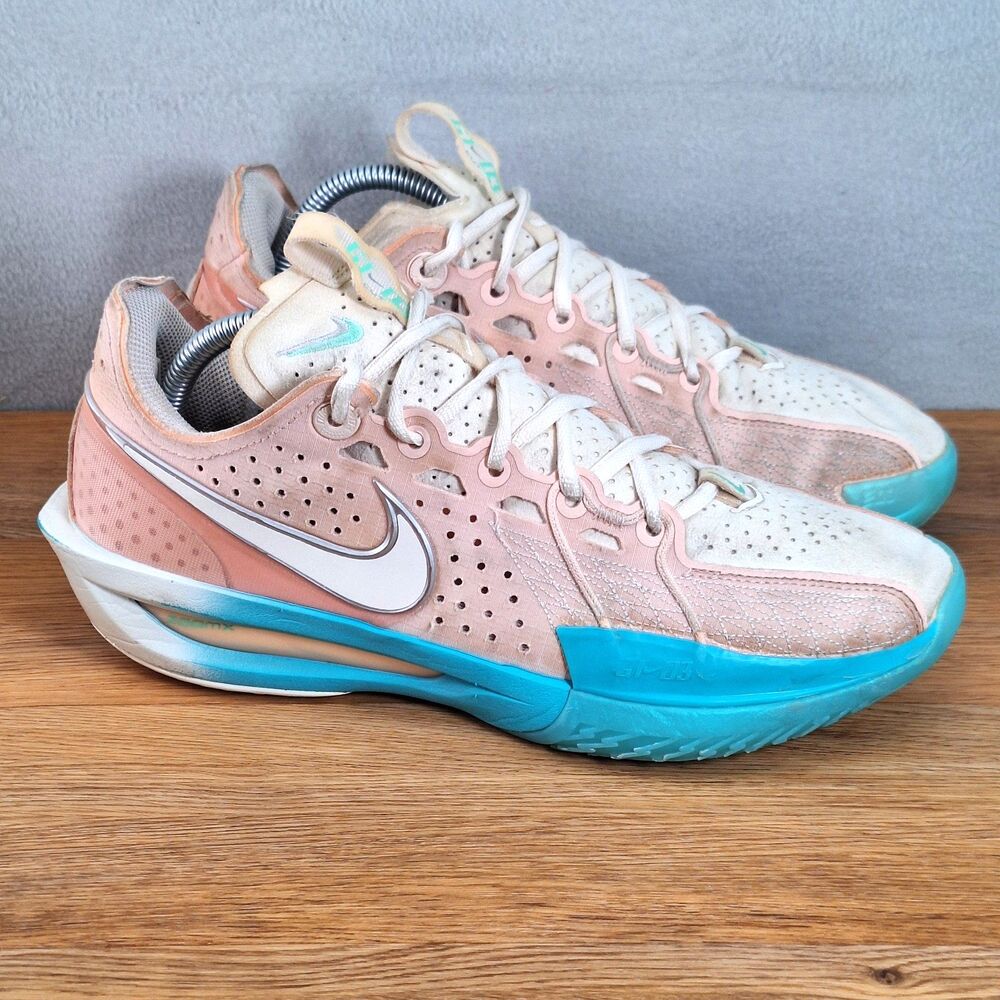 Nike Air Zoom GT Cut 3 Men's 8 EU 41 Washed Coral Pink Chalk Basketball Shoes